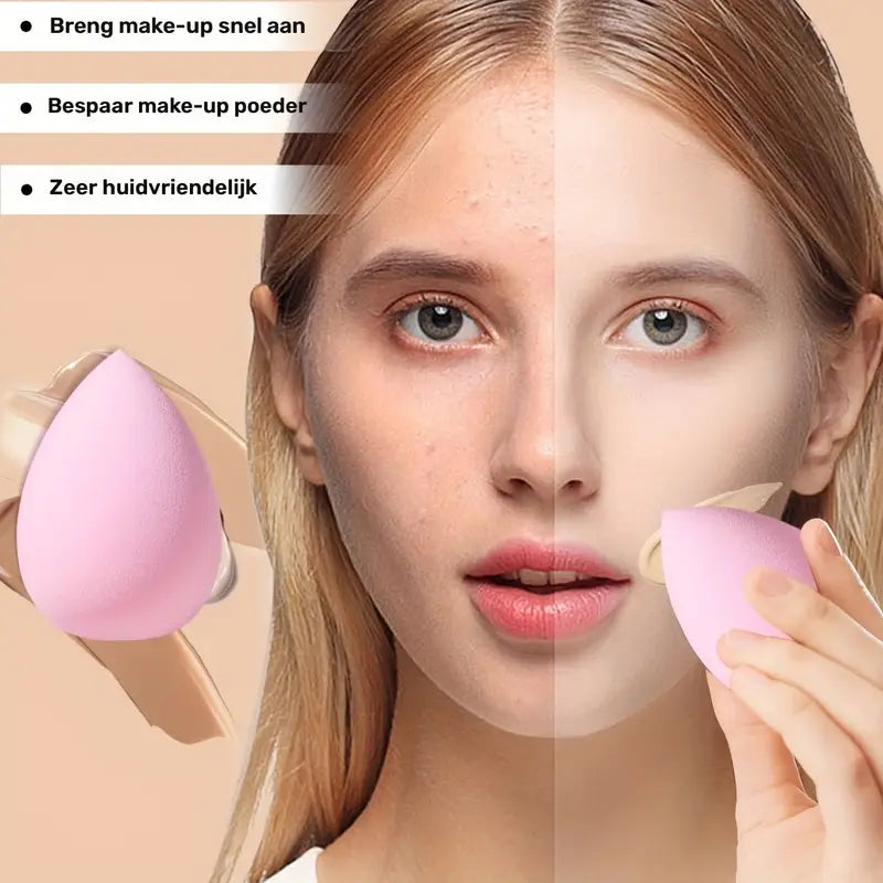 VelluraBeauty 45-delige Make-upset – Borstels, Sponzen & Accessoires